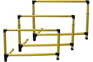 Sportime Adjust-A-Hurdles, 21 to 36 Inches, Set of 3 - 1410396