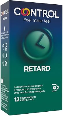 Retard Preservativos de Látex Natural con Lubricante Interior - 24 Preservativos