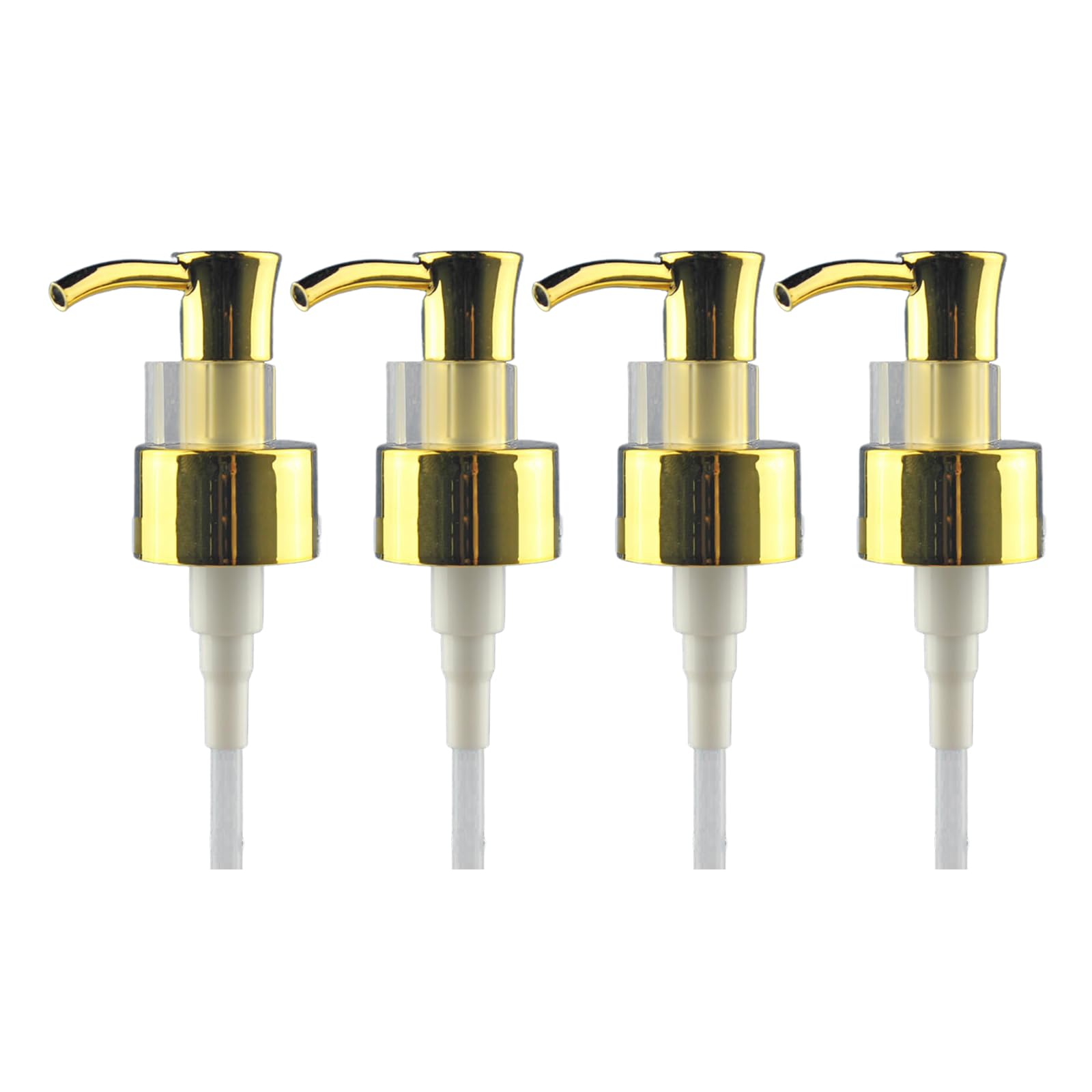 Acpetdr 4 Pack Soap Dispenser Pump Head Replacement Spare for Standard 28/410 Neck Size Soap Pump Replacement Pump Dispenser