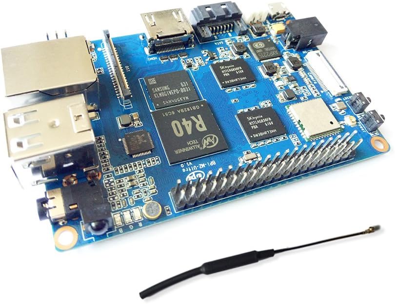 SmartFly info Banana Pi BPI M2 Ultra R40 Quad-Core 2 GB DDR3 RAM con SATA WiFi Bluetooth 8 GB eMMC scheda demo Scheda Singola Computer