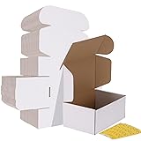 HORLIMER 9x6x4 Shipping Boxes Set of 30, White