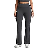 CRZ YOGA Secretsculpt Butterlift Flare Leggings 31" - No Front Seam High Waist Bootcut Yoga Pants Booty Scrunch Butt