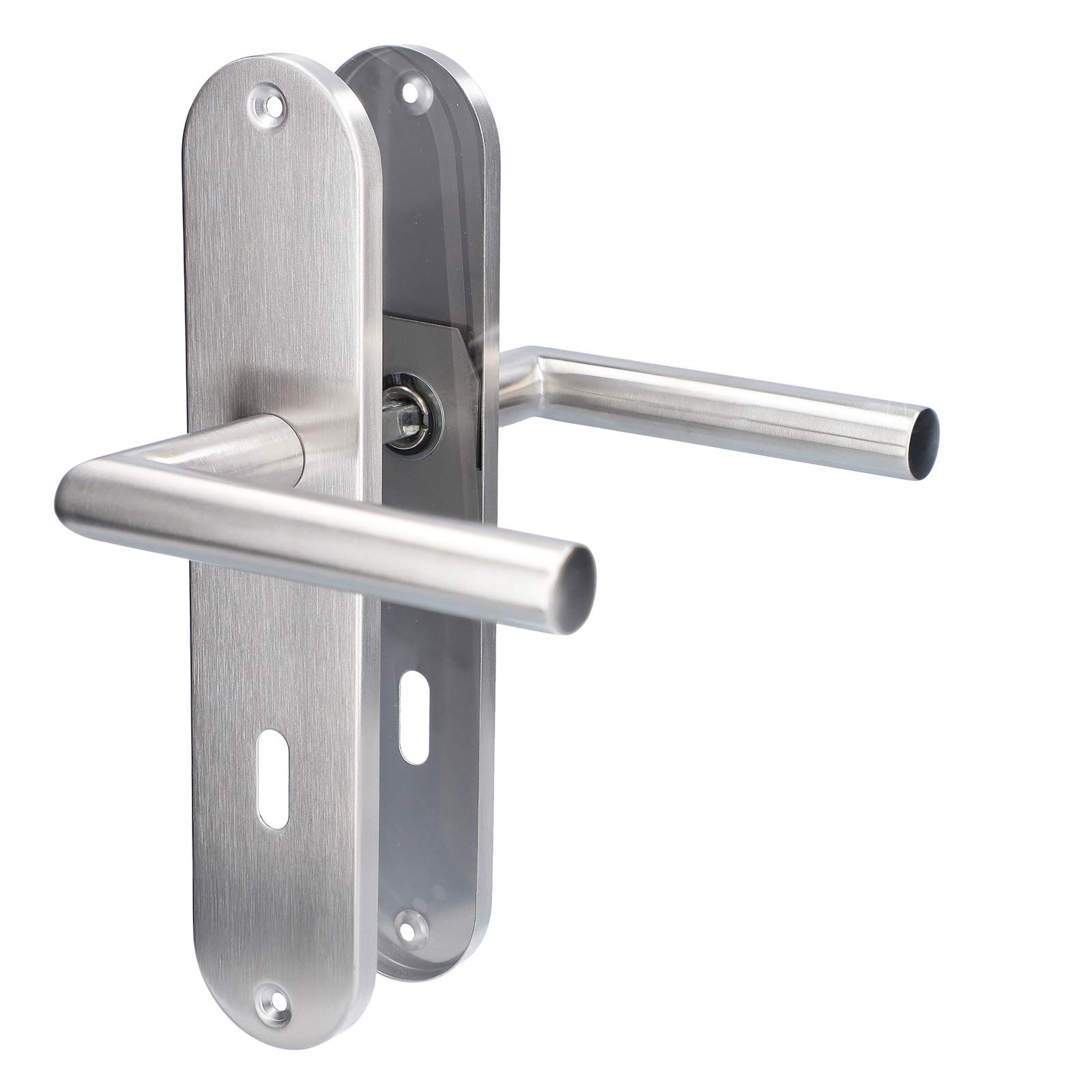 Alpertec 28015500 stainless steel Conte-LS renovation set for room doors handle set door fittings new