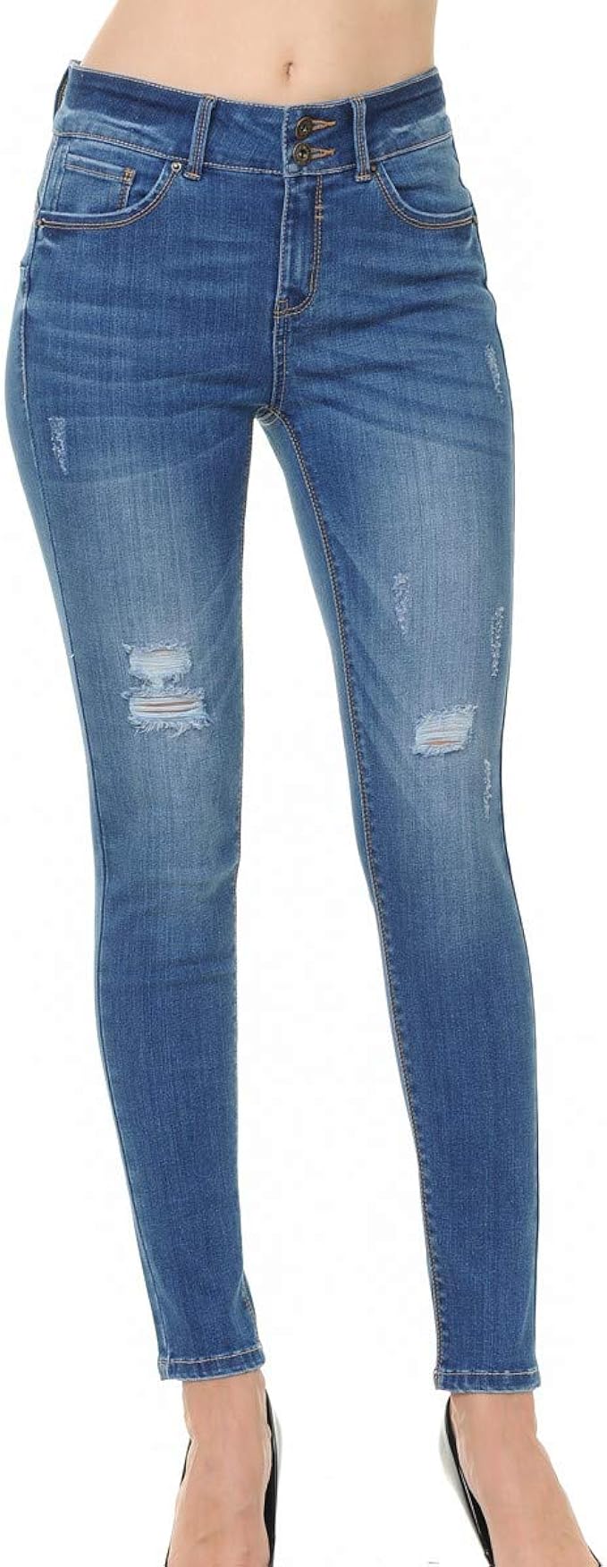 Wax Skinny Jeans Butt I Love You Butt Lifter High Rise Stretchy Jeans