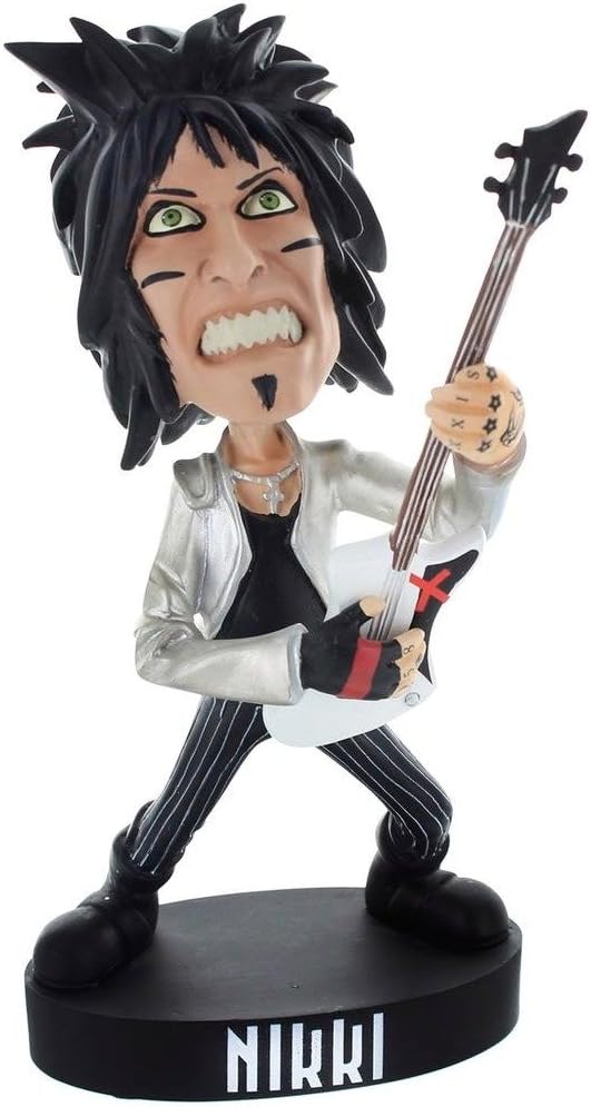 Locoape Motley Crue Nikki Sixx Resin Bobble Head Statue