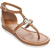 Tommy Hilfiger Women's Henri Slide Sandal, Brown, 8.5M US