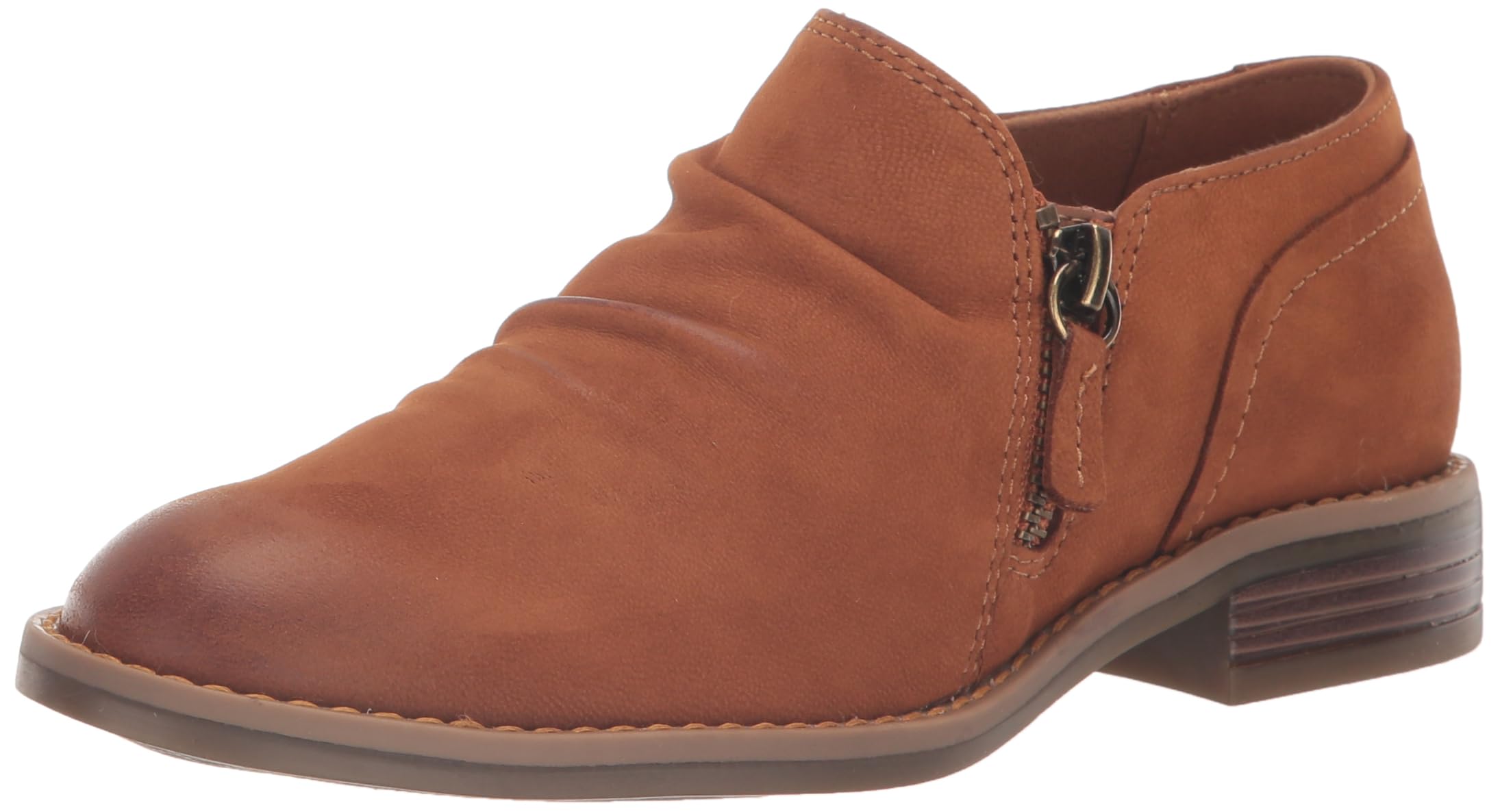 Clarks Women’s Camzin Pace Oxford, Tan Nubuck, 10