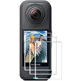 Amazear Screen Protector for Insta360 X4 Air Accessories (3 Pack), Insta 360 X4 Air Tempered Glass LCD Display Film Screen Pr