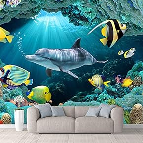 Wall Mural The Beautiful Undersea World Removable Self-Adhesive Large Wallpaper - 66x96 inches