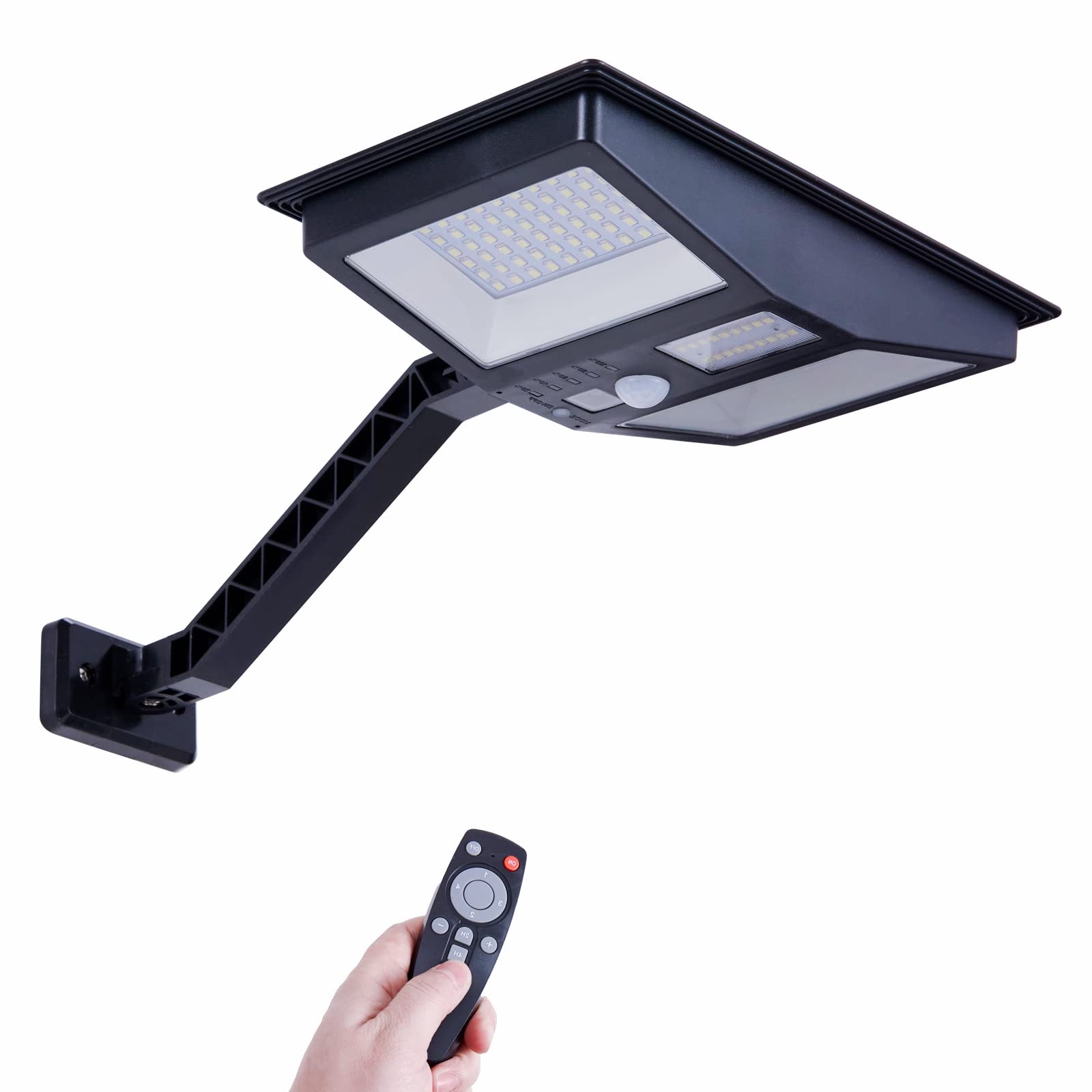 Photo 1 of HULPPRE Solar Flood Light-Outdoor Motion Sensor with Remote,Bright 138Leds,Wider Illuminated Area/4 Modes/Adjustable Bracket,ip65 Waterproof Security Light for Wall,Yard,Patio,Street,Shed,Barn