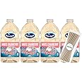 Ocean Spray White Cranberry Juice Drink 64 fl oz Plastic Bottles 4 Pack + 15 Sugarcane Disposable Straws by KOOL8SHOP Infinite Deals