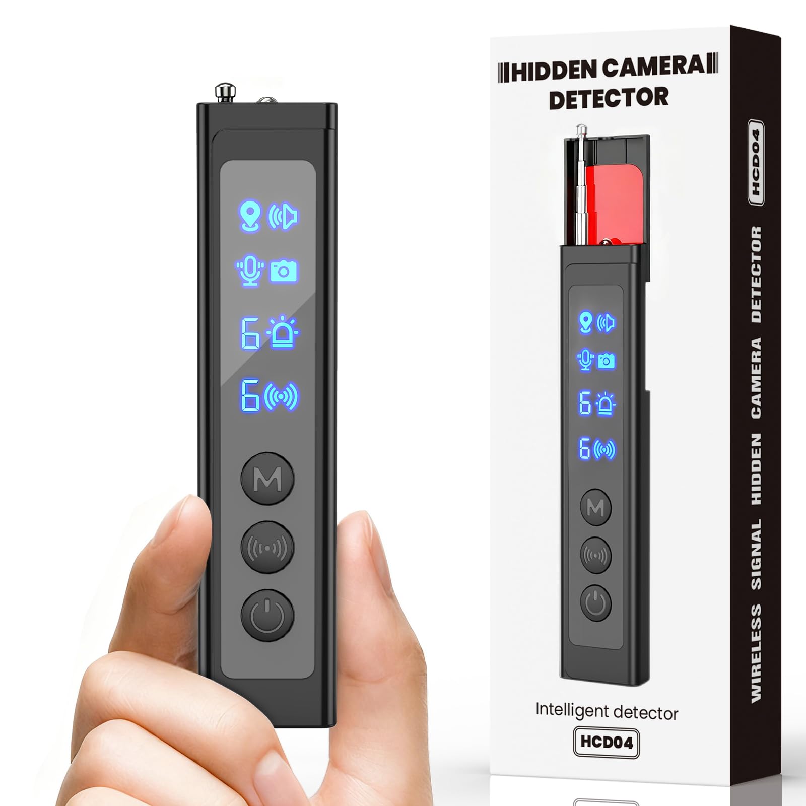 Photo 1 of Hidden Camera Detector?,Professional RF Signal Scanner, Bug Detector,Wireless Tracker Detector, Rechargeable Portable Hidden Camera Locator for Office, Hotel, and Travel Securit