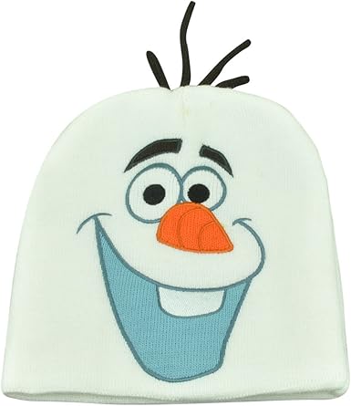 Amazon Com Disney Olaf De Frozen Big Face Gorro Clothing