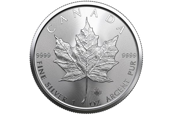 2023 - Maple Leaf 1 Ounce .9999 Silver Coin Dollar Mint Uncirculated