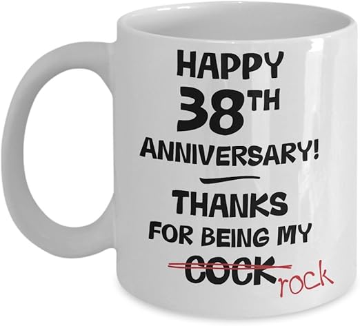 anniversary gift for husband 38 years