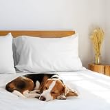 LuxClub Double Fitted Sheet 40cm Deep Pocket Soft Microfiber White view 6