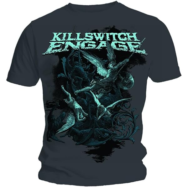 Killswitch Engage T Shirt Skull Spraypaint Band Logo New