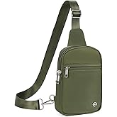 CHOLISS Small Sling Bag for Women and Men, Crossbody Bags Trendy Fanny Packs Chest Bag with Extended Strap