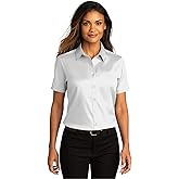 Port Authority Women's Short Sleeve SuperPro React Twill Button-Down Shirt