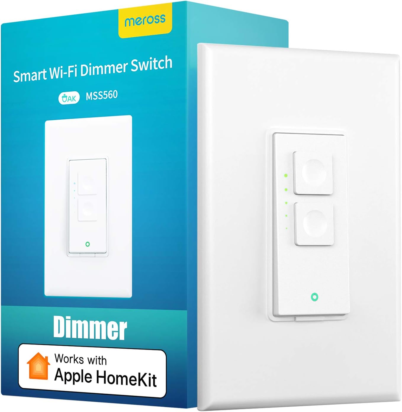 meross Smart Dimmer Switch Apple Homekit Single Pole, Alexa Google