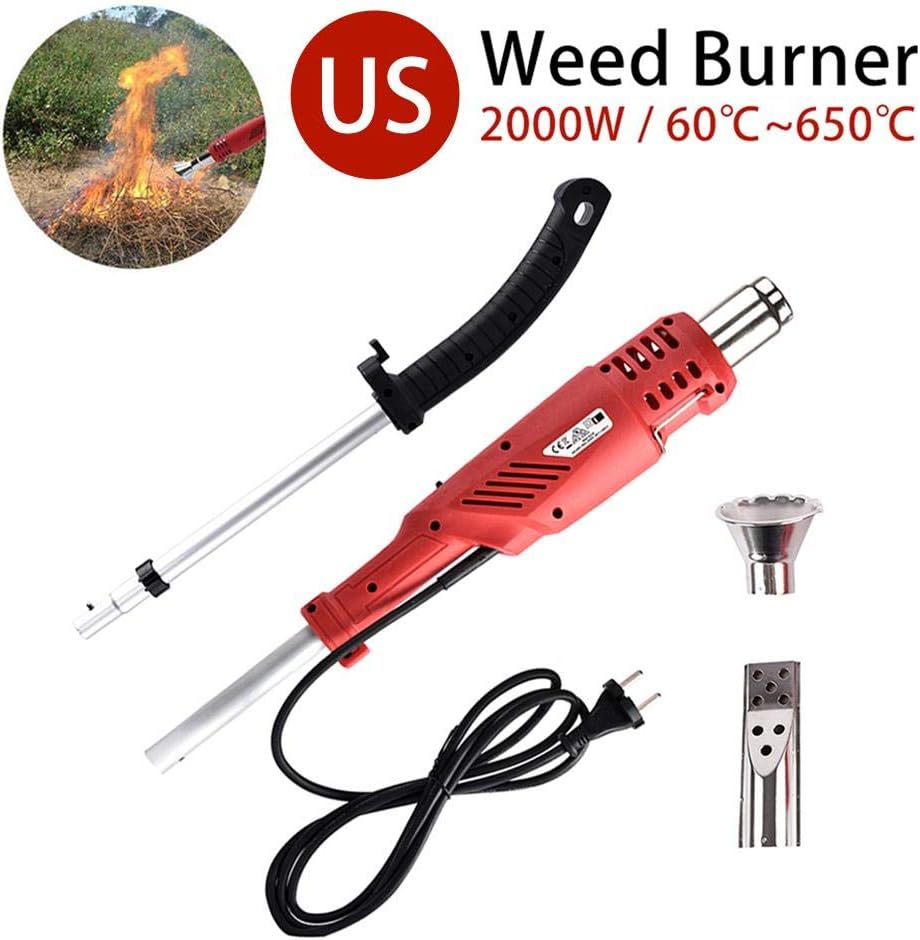 Electric Weed Torch 2000W Weed Burner, Chemical Free Weed Control, No