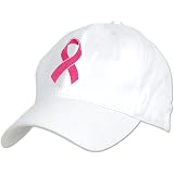 Pink Ribbon Cap Breast Cancer Awareness 