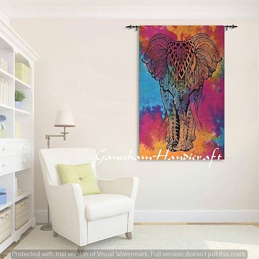 Amazon Com Ganesham Indian Handmade Hippie Wall Stickers Home
