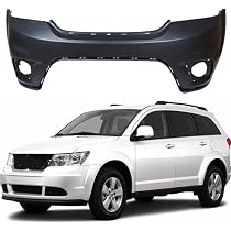 Evan-Fischer CAPA Certified Rear Bumper Cover For 2011-2018 Dodge Journey – Textured, Dual Exhaust Holes