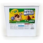 Crayola Model Magic Naturals, 4 Packs (8oz ea), Bulk Modeling Clay Alternative, Craft Supplies for Classrooms, 2 lb. Bucket
