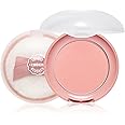 ETUDE Lovely Cookie Blusher - Peach Choux Wafers 4g | Glowing & Natural Powder Blush with Long-Lasting Sebum Control | Easy Application | Korean Makeup, Kbeauty, Perfect for Gift