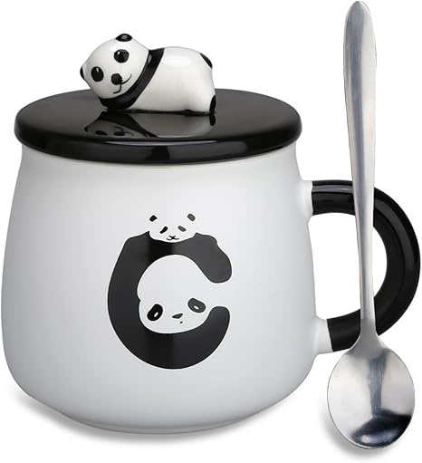 Amazon Co Jp Yinghaitai インハイタイ マグカップ キャラクター パンダカップ コーヒーカップ 親子パンダ ホーム キッチン