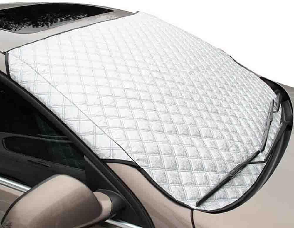 XIAOYA Car Windscreen Sun Shade UV Cover Protector Keep Car Cool Windshield Dust Cover Frost Snow Ice Cover In All Weather Large
