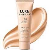 Luxe Foundation for Women, Color Changing Foundation, Hyaluronic Acid &amp; Vitamin E, Creates Flawless Skin, Deep Hydration &amp; Refines Pores for Natural Glow 30 ML