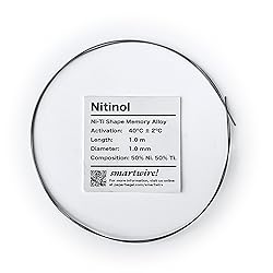 Nitinol 1 Meter Pre-Trained Shape Memory Alloy