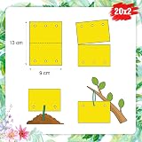 Blooven Fruit Fly Traps Double-Sided Yellow Sticky Catcher 40 PCS Indoor view 3