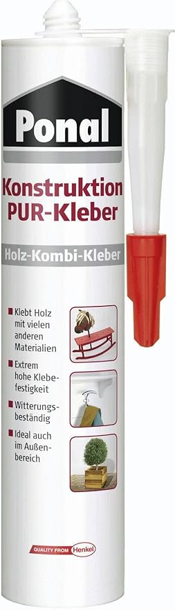 Ponal 1303178 Konstruktion PUR-Kleber 530 g