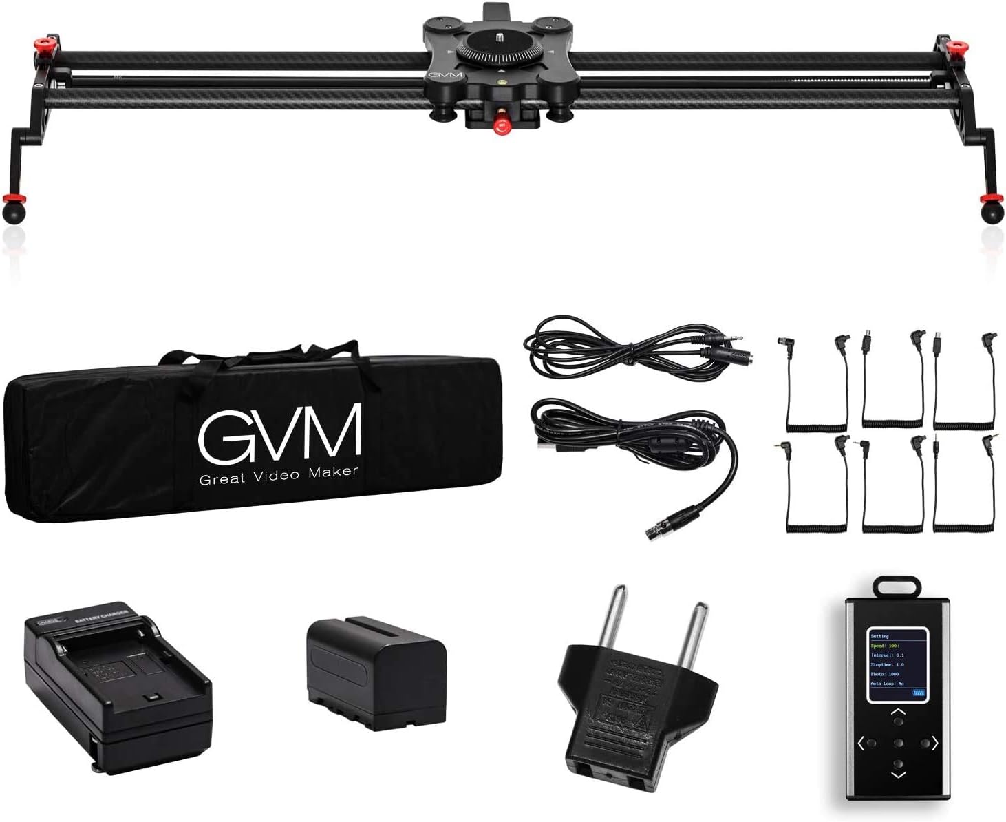 Camera Slider Track Dolly Slider Rail System with Motorized Time Lapse and Video Shot Follow Focus Shot and 120 Degree Panoramic Shooting 31" 80cm : Camera & Photo