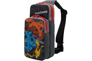 Hori Nintendo Switch Adventure Pack (Pikachu, Charizard, & Lucario) Travel Bag - Officially Licensed by Nintendo & Pokémon