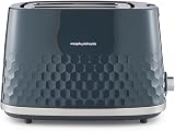 Morphy Richards Hive 2 Slice Toaster Grey 850W Variable Browning Anti-jam