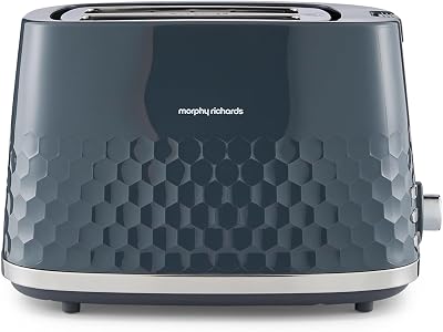 Morphy Richards Hive 2 Slice Toaster Grey 850W Variable Browning Anti-jam