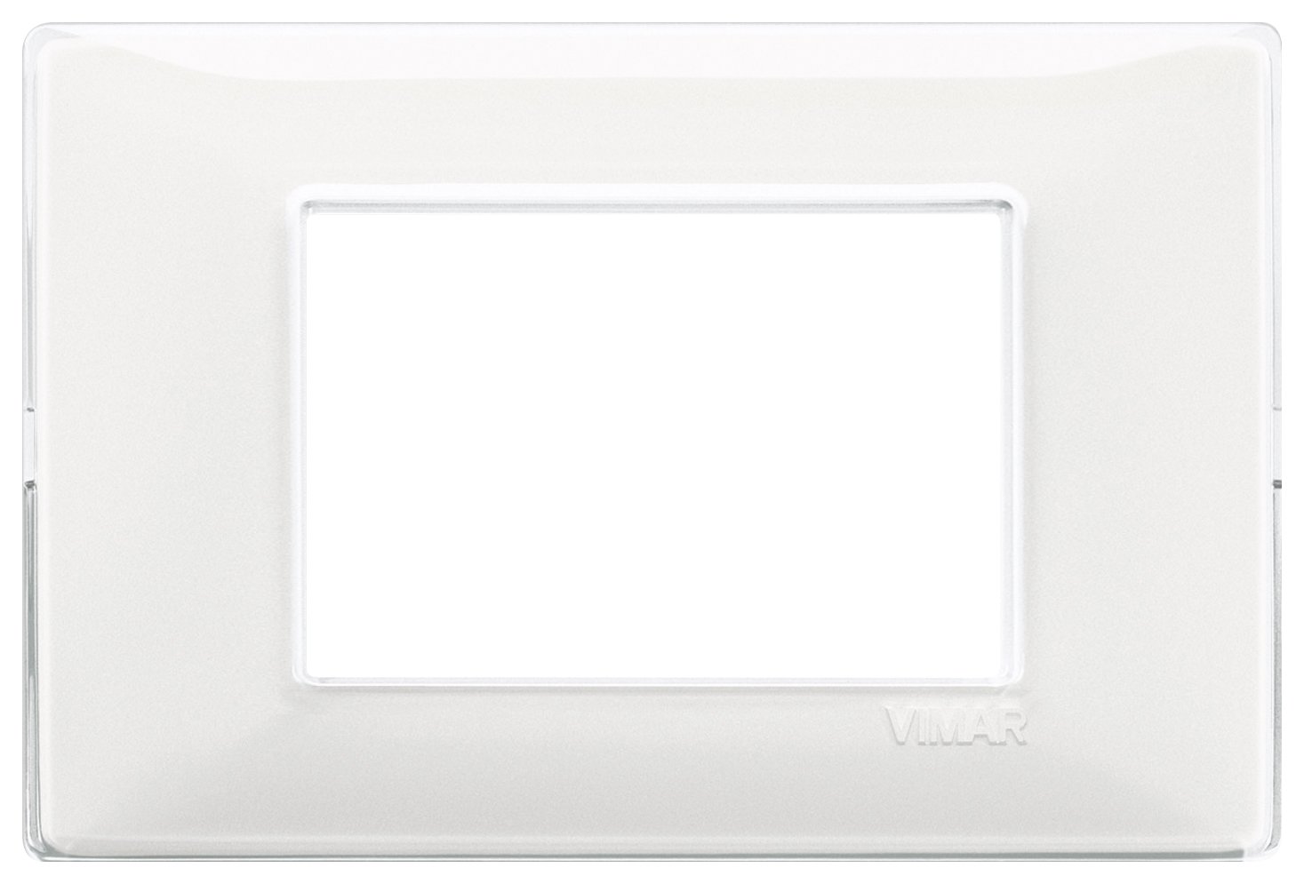 VIMAR 3 Module Faceplate – Snow