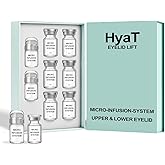 Hyat Eyelid Lift Serum - Upper & Lower Eyelid Micro In-fusion System with Retinol & Hyaluronic Acid for Firmer, Smoother Looking Eyes (Medium)