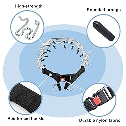 CBBPET Dog Prong Collar, Adjustable Dog Training