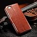 iPhone 5s Case, iPhone 5 Case,Joopapa iPhone 5s/5 Wallet Case, Luxury Fashion Pu Leather Magnet Wallet Flip Case Cover with Built-in Credit Card/ID Card Slots for 5s 5G 5 (Brown)