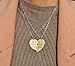 Aoloshow Stainless Steel 2 Parts Best Fucking Bitches Pendant Necklace Birthday Gift Gold