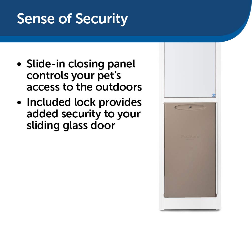 Petsafe Freedom Aluminum Patio Panel Sliding Glass Pet Door For