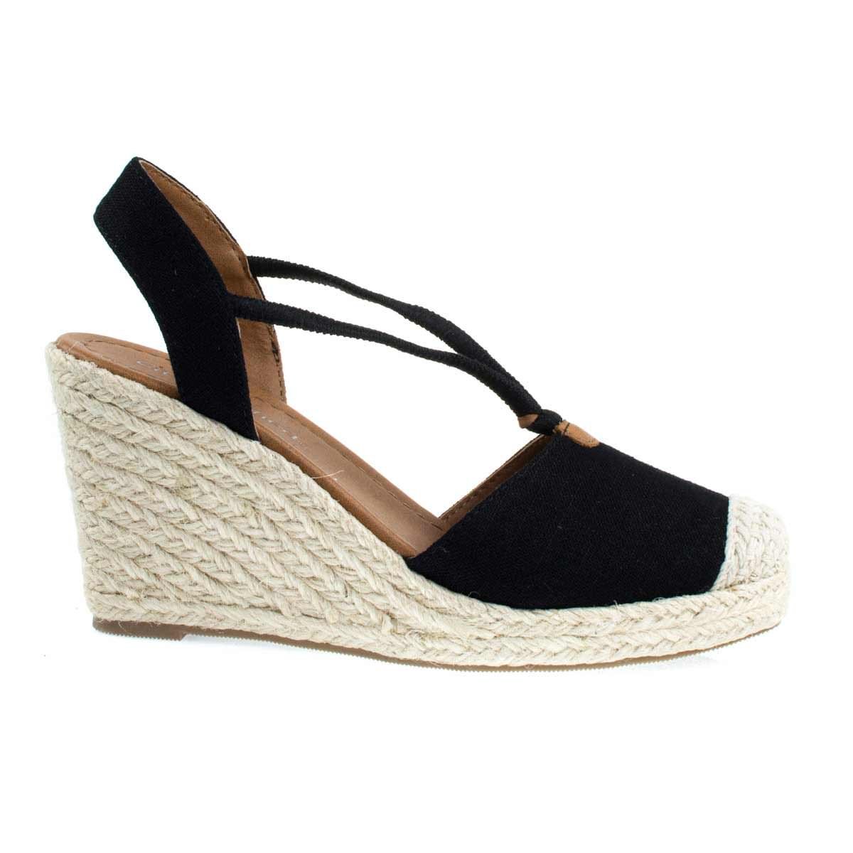 City Classified Women's Cap Toe Espadrille Wedge Sandal - Image 3