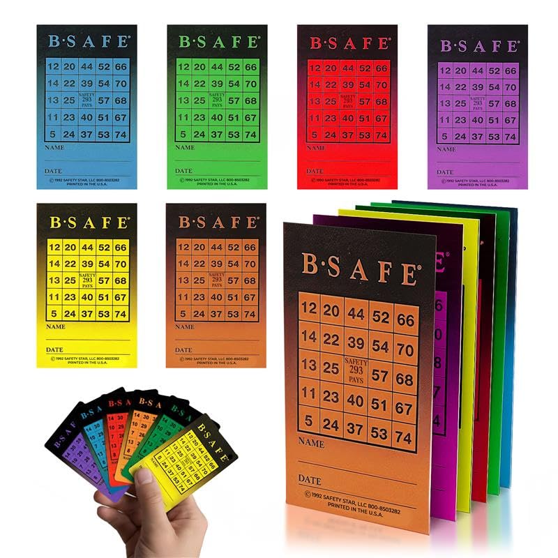 B-Safe Safety Bingo Cards - Pack of 600