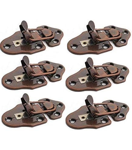 8-Pack Heavy Duty Dining Table Leaf Locks & Connectors - Gold Metal Buckles With Screws For Extending Tables - View #8
