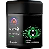 MitoQ +Joint Advanced CoQ10 Antioxidant Supplement - Contains Mitoquinol Mesylate & Green Lipped Mussel Omega Oil Extract - Supports Healthy Joint, Mobility and Cell Vitality (60 Softgel Capsules)